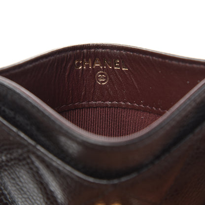 Chanel Caviar Quilted Card Holder Black 6 of 10