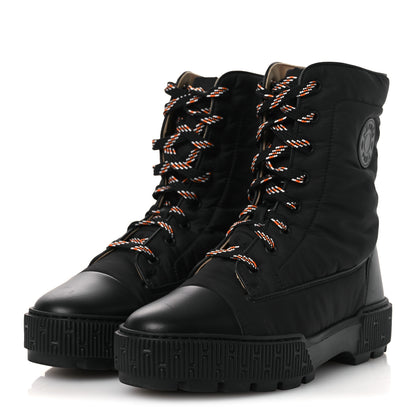 Hermes Calfskin Parachute Fresh Ankle Boots 38 Black 4 of 12