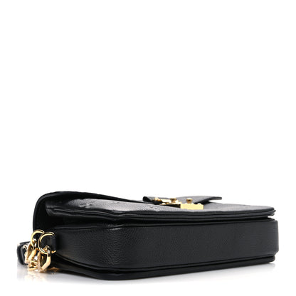 Louis Vuitton Empreinte Pochette Metis East West Black 4 of 9