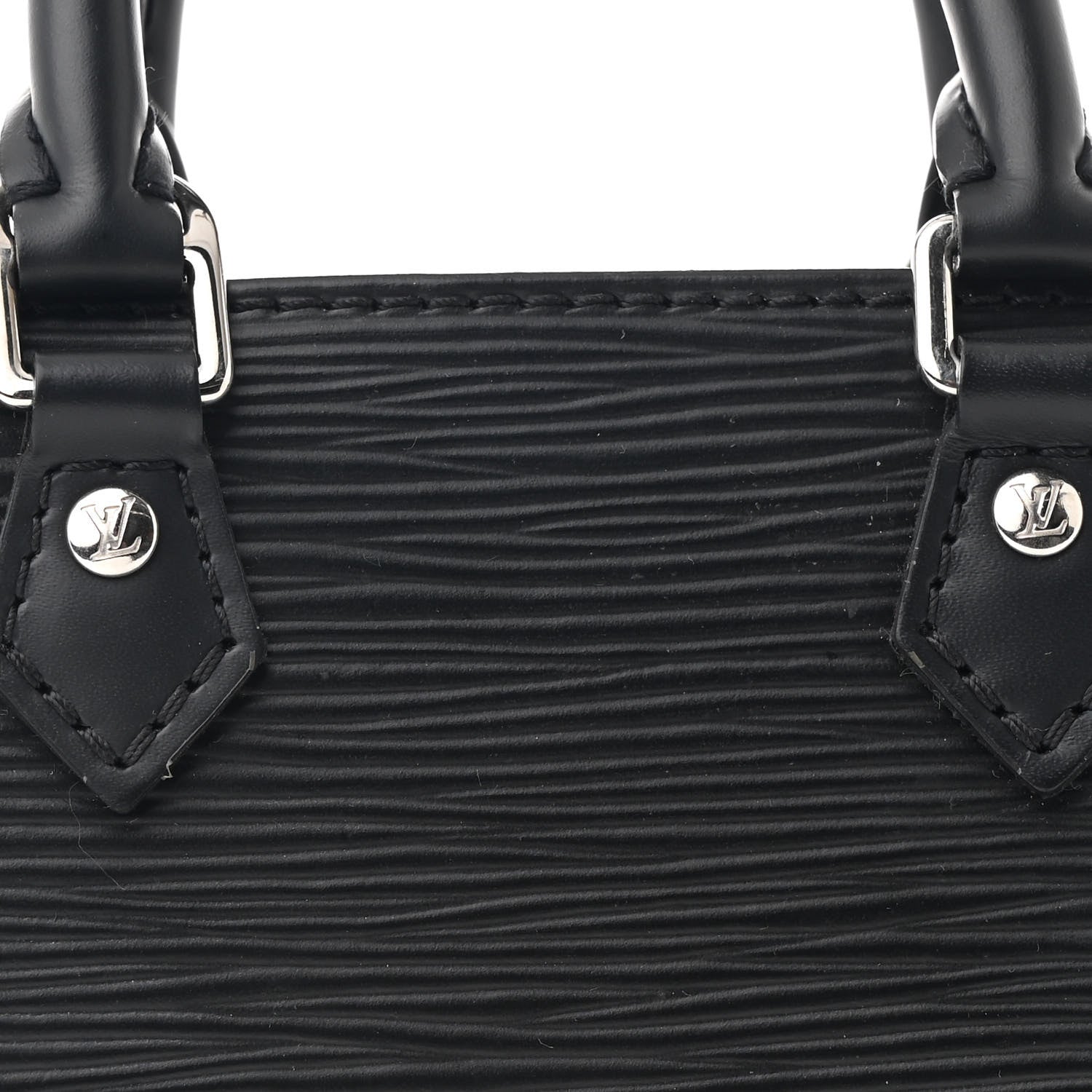 Louis Vuitton Epi Petit Sac Plat Black 7 of 10