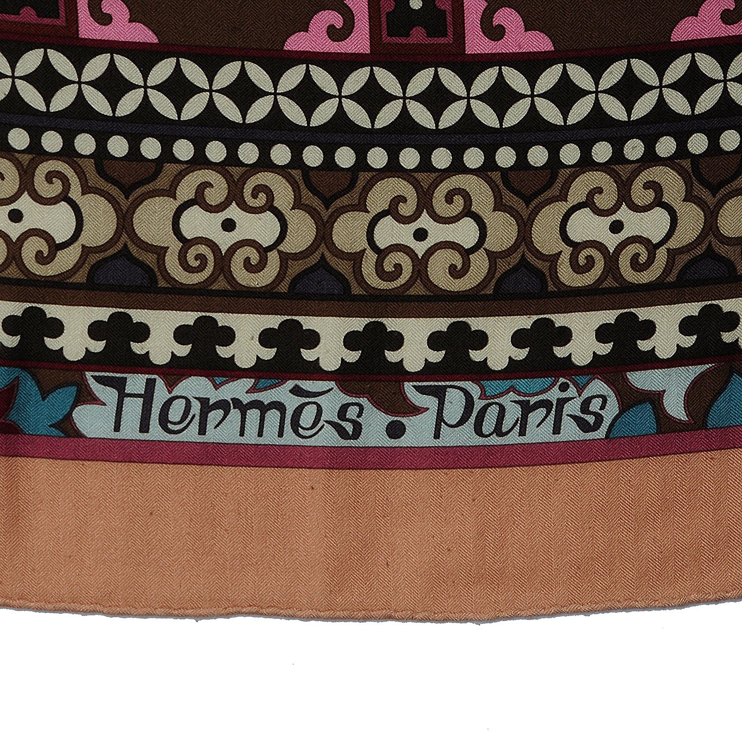 Hermes Cashmere Silk La Femme Aux Semelles de Vent Shawl 140 5 of 6