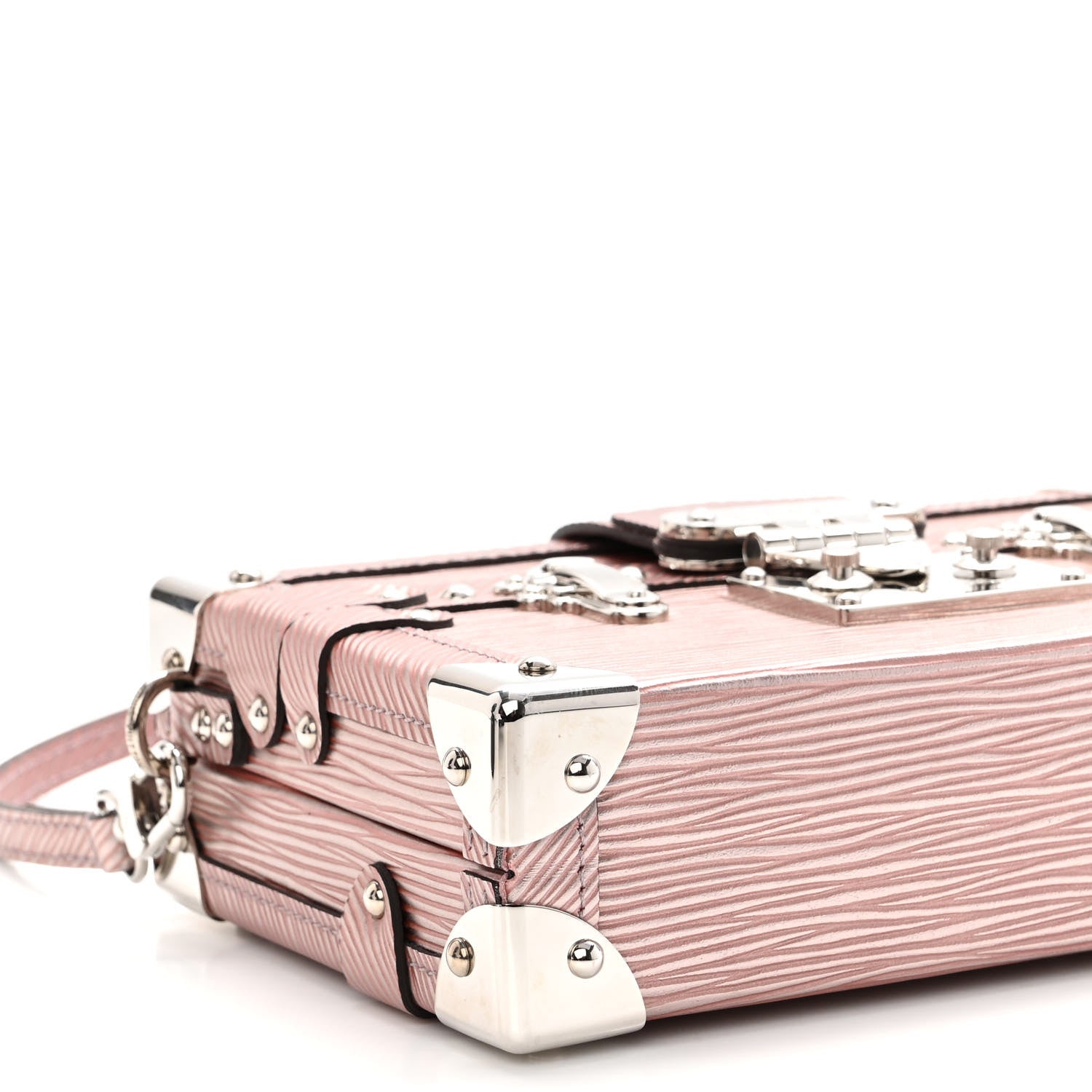 Louis Vuitton Epi Petite Malle Rose Gold 7 of 8