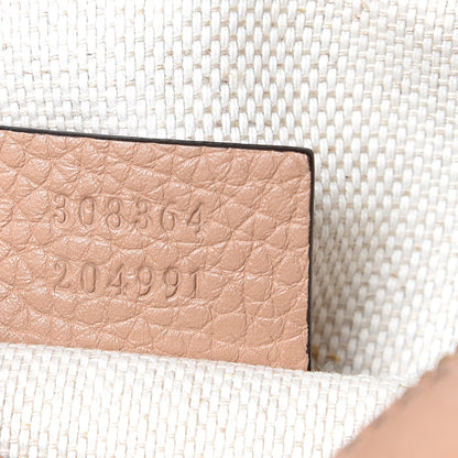 Gucci Pebbled Calfskin Small Soho Disco Bag Rose Beige 6 of 9