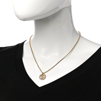 Louis Vuitton Metal Crystal Louise By Night Necklace 2 of 7