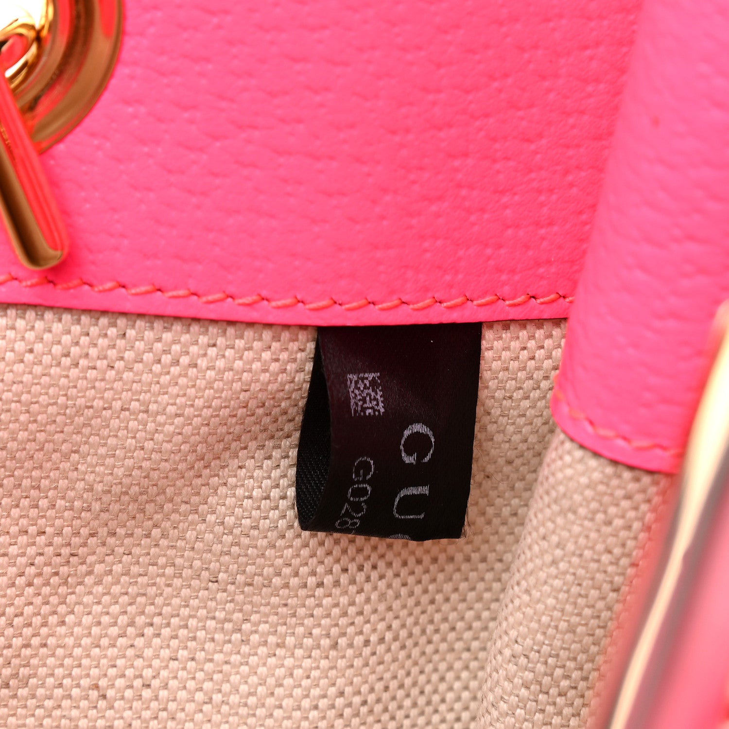 Gucci Canvas Flora Large Rajah Chain Tote White Multicolor Fuxia Fluo 9 of 11