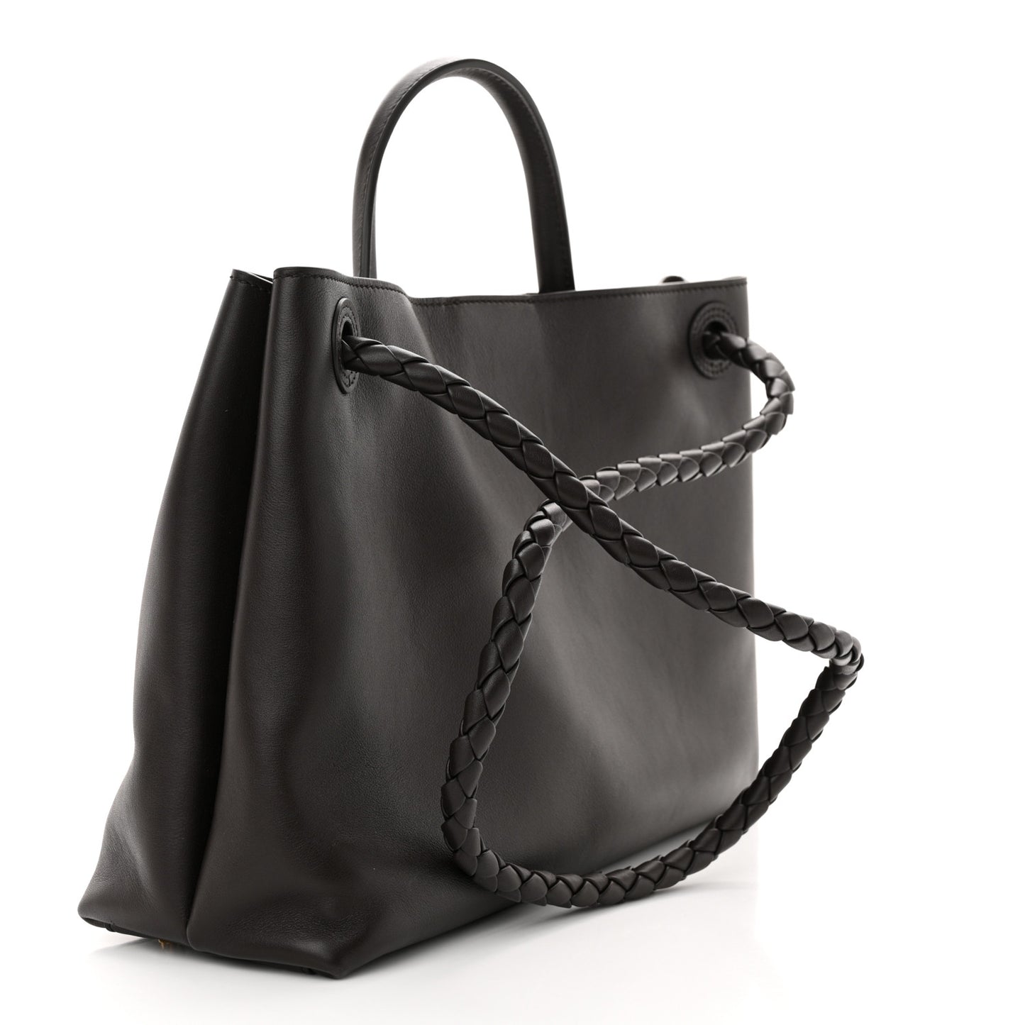 Silky Calfskin Medium Andiamo Shoulder Bag Fondant