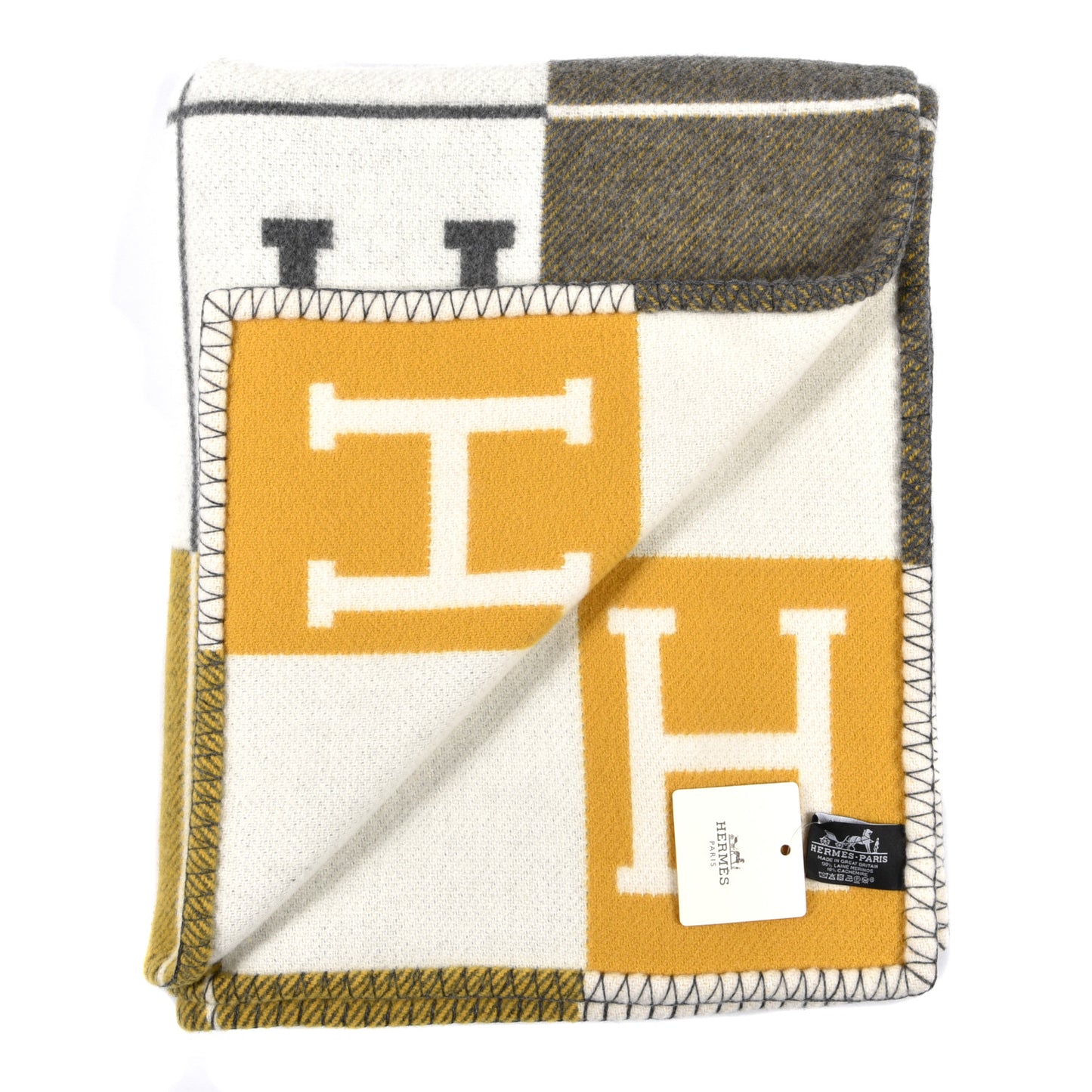 Wool Cashmere Avalon III Blanket Gris Soleil