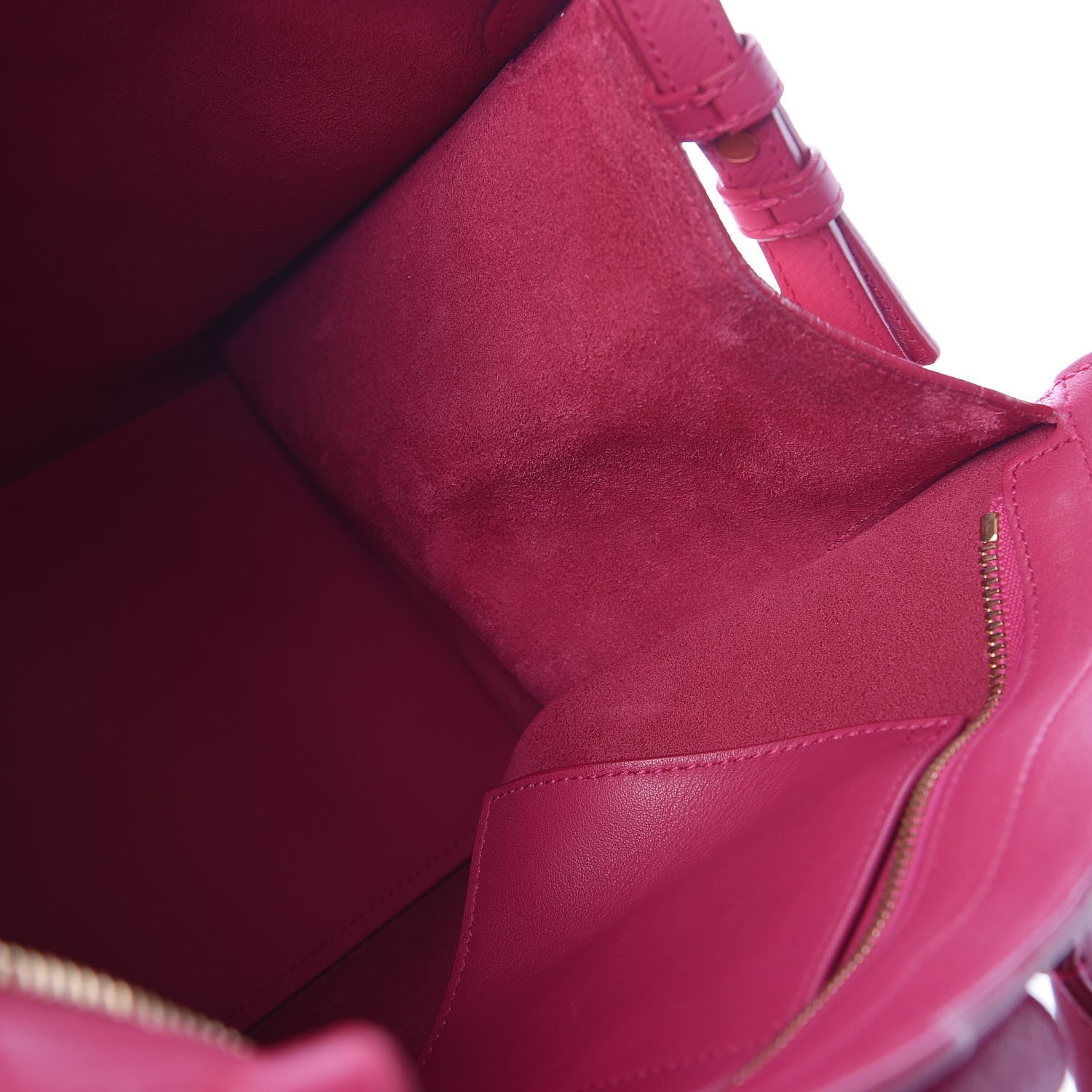 Saint Laurent Calfskin Small Classic Y Cabas Fuchsia 8 of 12
