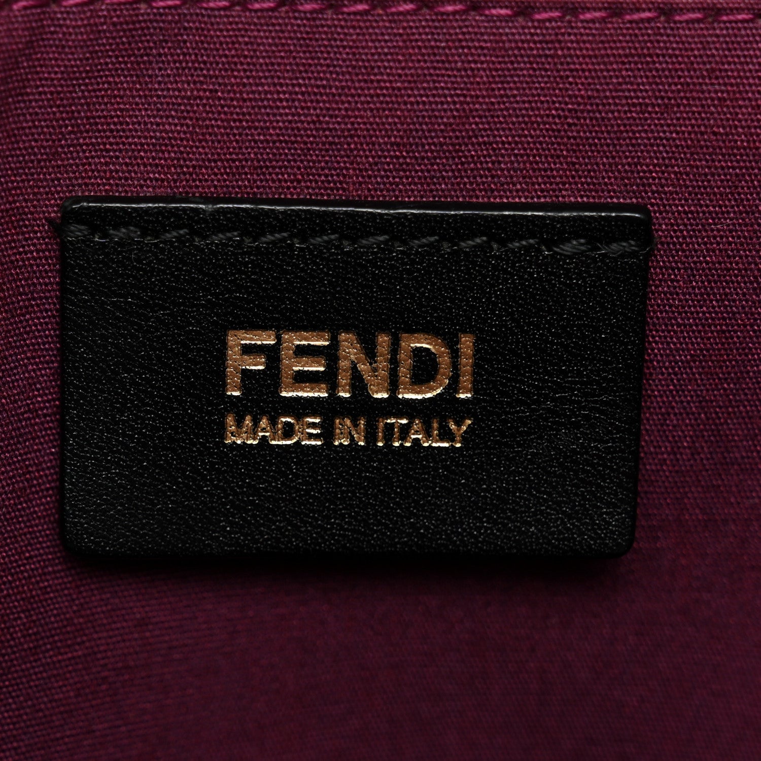 Fendi Zucca Spalmati Clover Lady Bug Roll Tote Tobacco 1863843