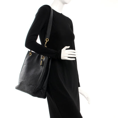 Chanel Caviar Shoulder Bag Black 2 of 18