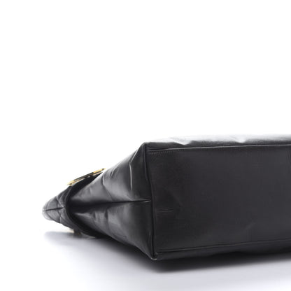 Chanel Calfskin Quilted Large Shoulder Bag Black 6 of 12