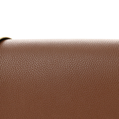 Burberry Calfskin Vintage Check Note Crossbody Bag Tan 7 of 12