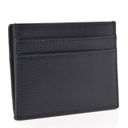 Christian Dior Calfskin Embossed Print Dior Alex Foxton Card Holder Black 3 of 6
