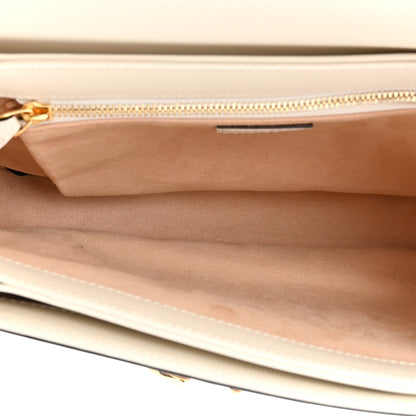 Gucci Azalea Calfskin Horsebit 1955 Shoulder Bag Mystic White 5 of 12