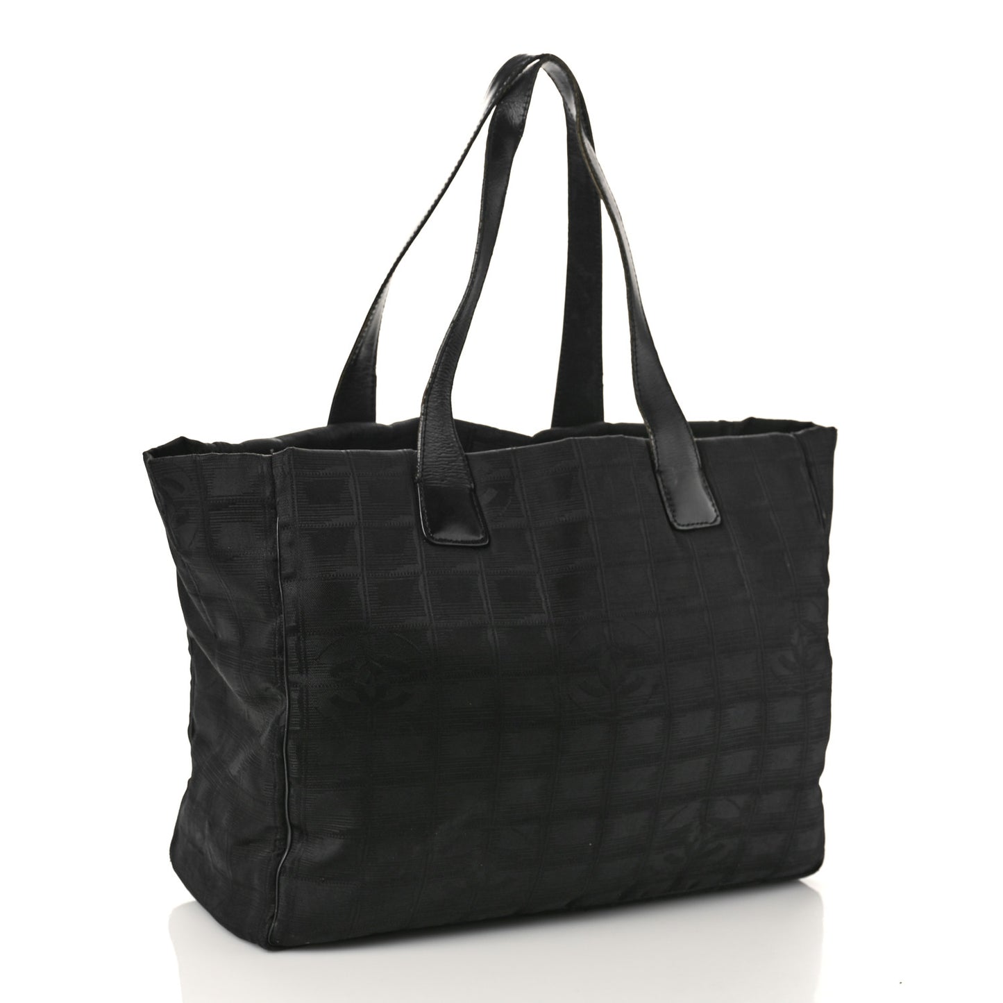 Nylon Medium Travel Tote Black