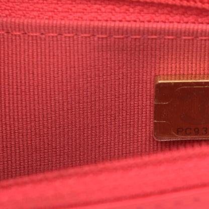 Chanel Goatskin Quilted Chanel 19 Wallet On Chain WOC Red 8 of 15