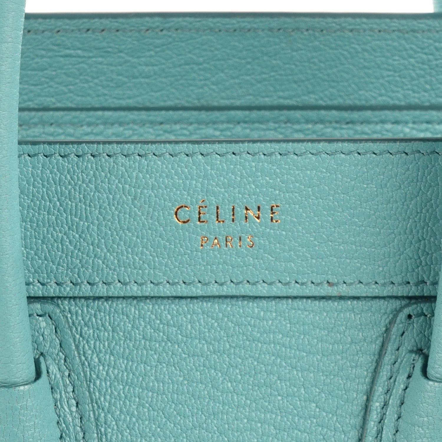 Celine Goatskin Nano Luggage Antarctic 6 of 9
