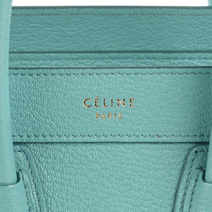 Celine Goatskin Nano Luggage Antarctic 6 of 9