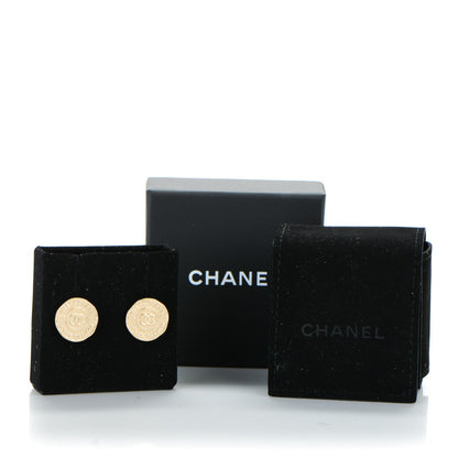 Chanel Medallion CC Earrings Gold 5 of 5