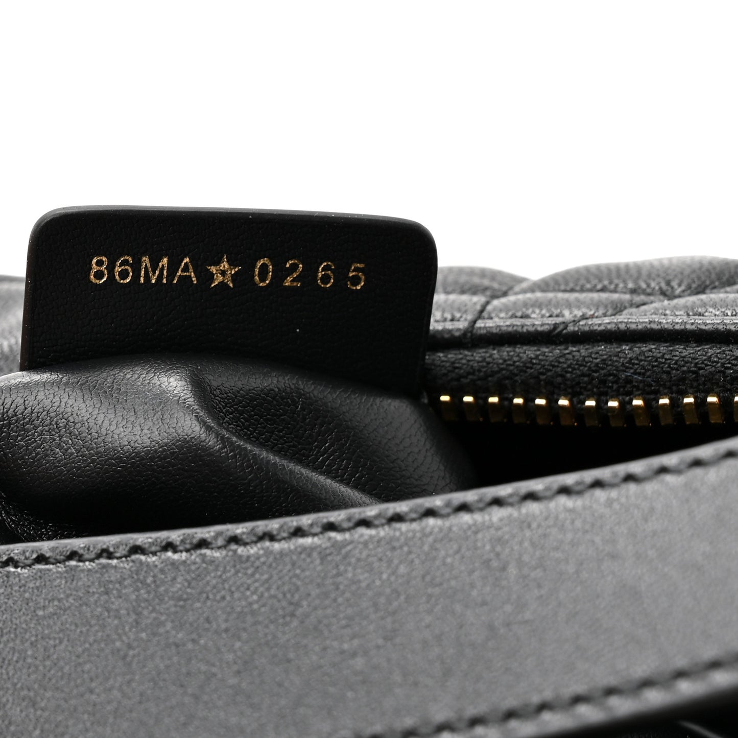 Lambskin Macrocannage Medium D-Dream Bag Black