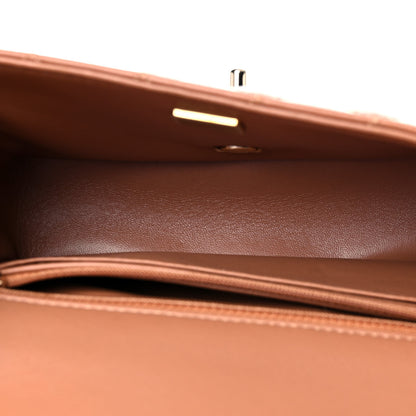 Chanel Lambskin Quilted Mini Rectangular Flap Brown 4 of 9