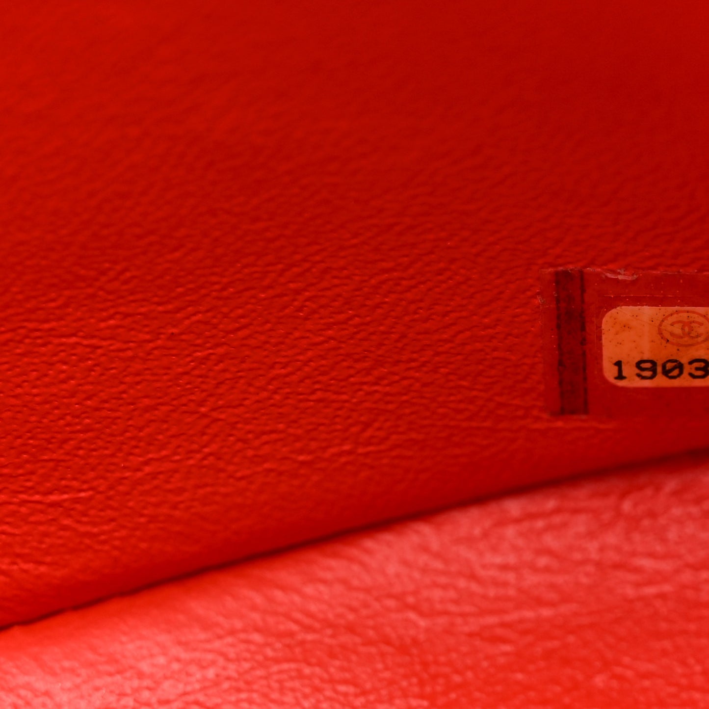 Patent Calfskin Quilted Mini Rectangular Flap Red