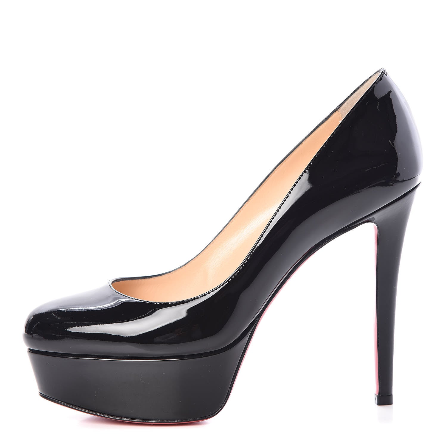 Christian Louboutin Patent Bianca 120 Pumps 36 Black 1 of 9