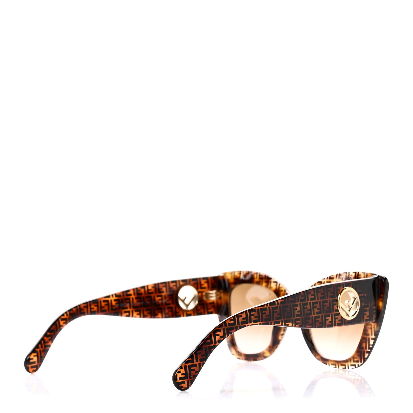 Acetate F is Fendi FF 51mm Cat Eye Sunglasses 0327/S Tortoise Camouflage