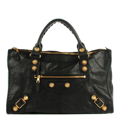Balenciaga Agneau Giant 21 Gold Hardware Work Black 1 of 7