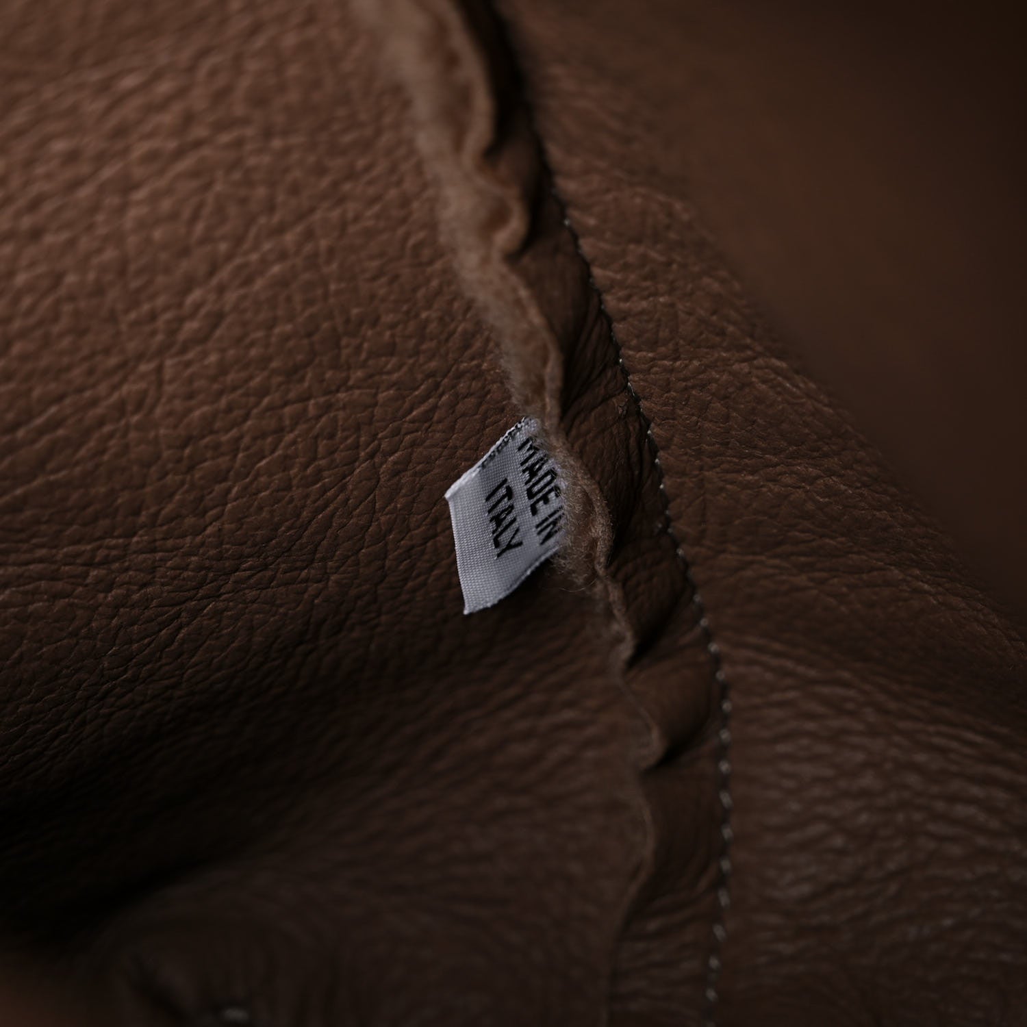 Mansur Gavriel Shearling Mini Bucket Bag Camel 6 of 9
