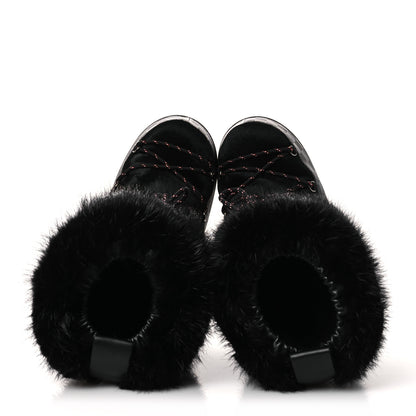 Louis Vuitton Damier Infini Fur Mens Snowstorm Boot 9 Black 2 of 9