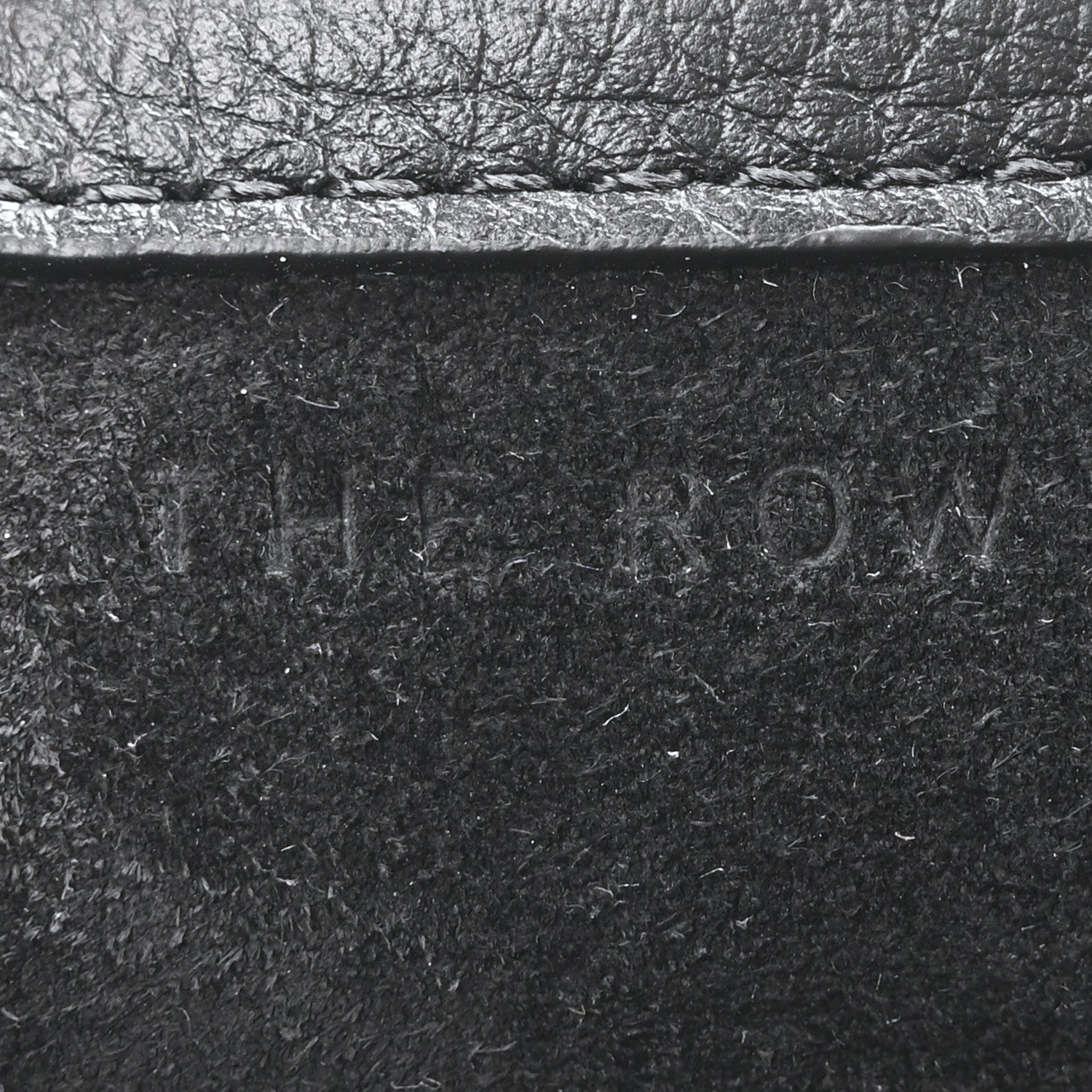 The Row Grained Calfskin Small Park Tote Black 6 of 10