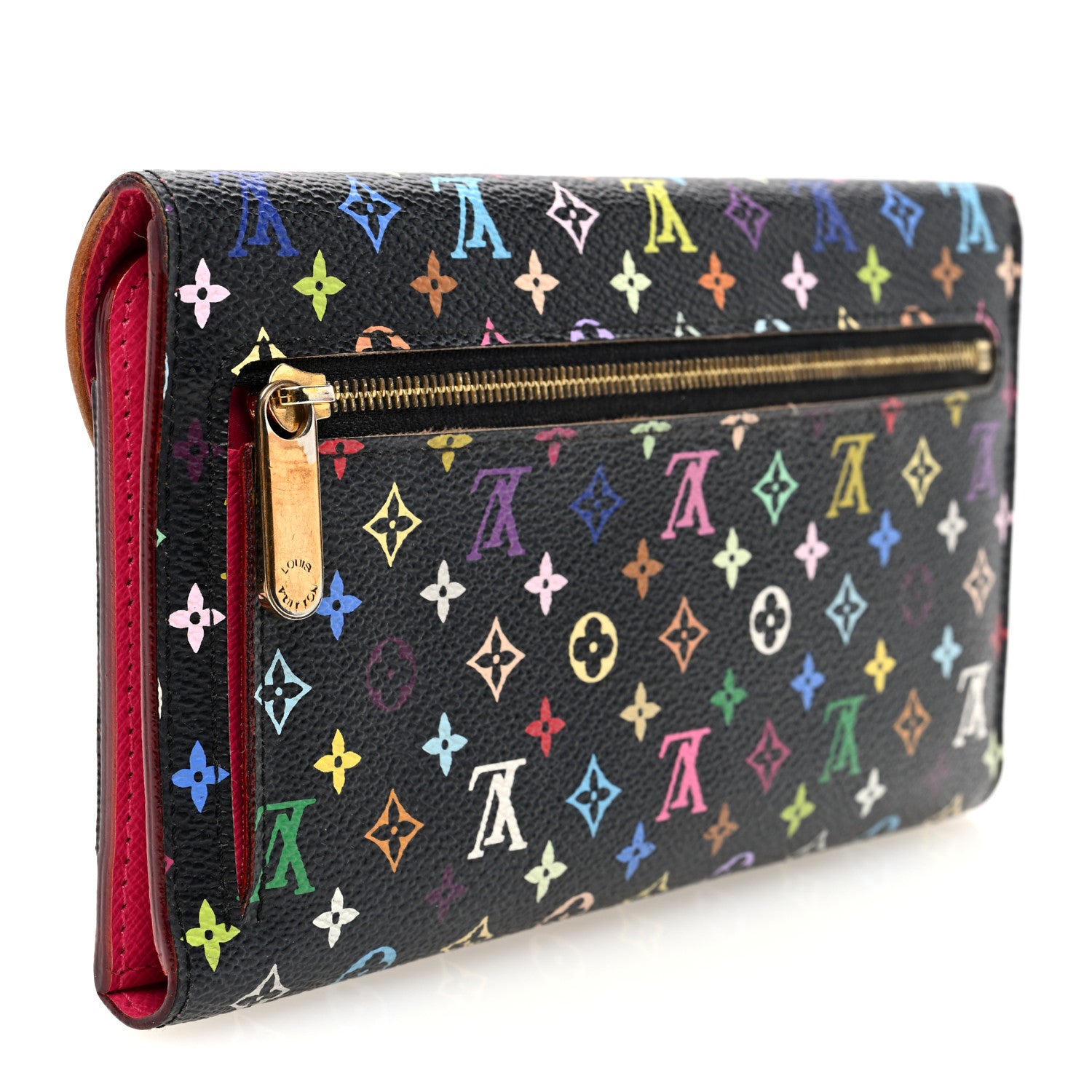 Louis Vuitton Monogram Multicolor Eugenie Wallet Black Grenade 3 of 6