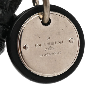 Louis Vuitton Palladium Damier Graphite Rope Bag Charm Key Holder 3 of 3