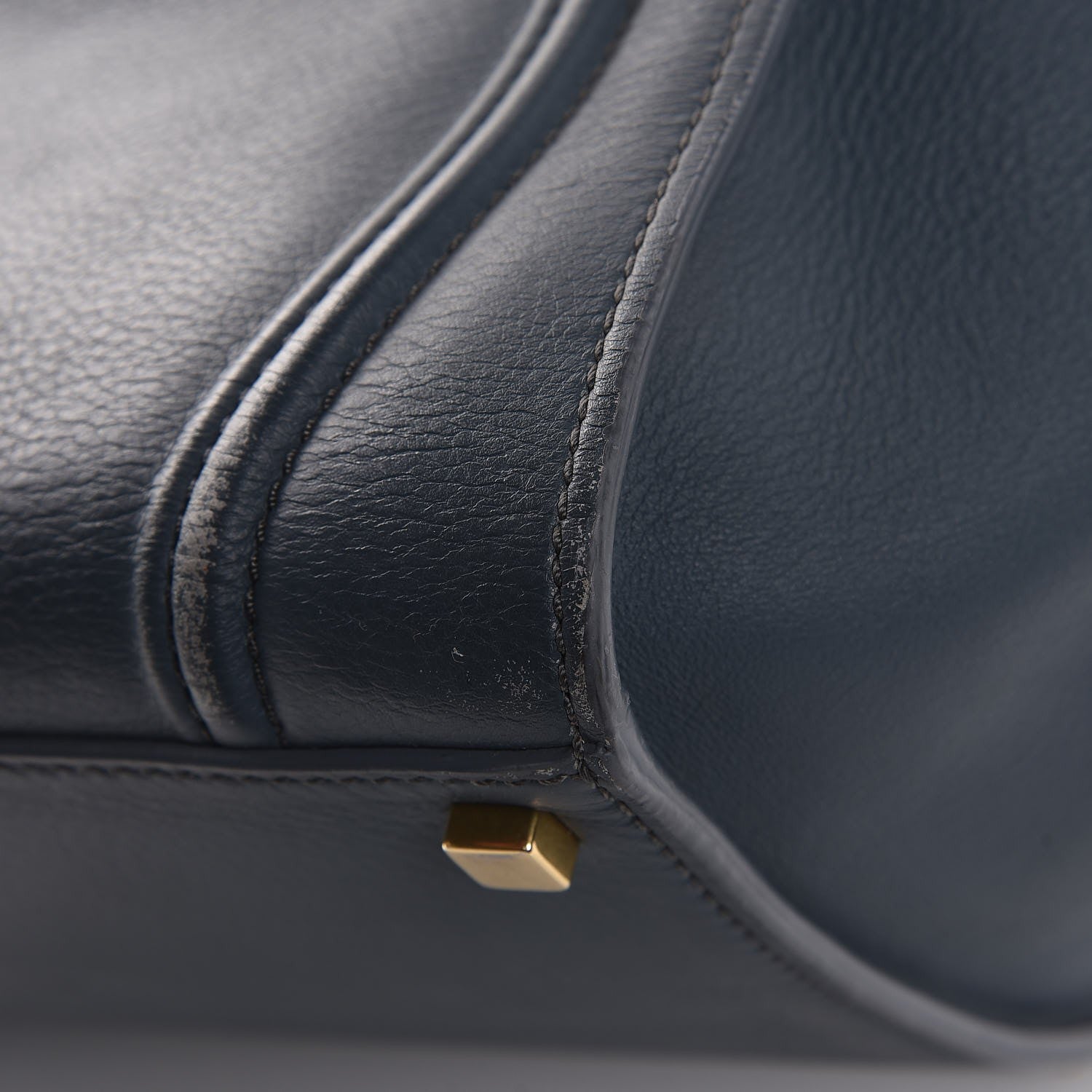 Celine Supple Calfskin Medium Phantom Luggage Slate Blue 16 of 26