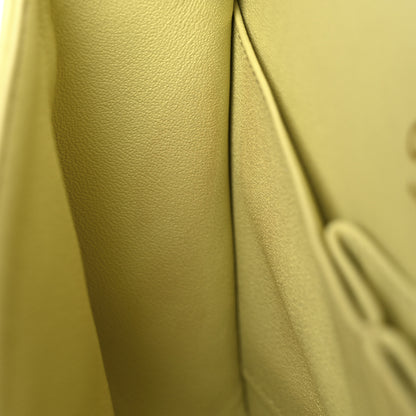 Chanel Caviar Quilted Small Double Flap Light Yellow 12 of 12