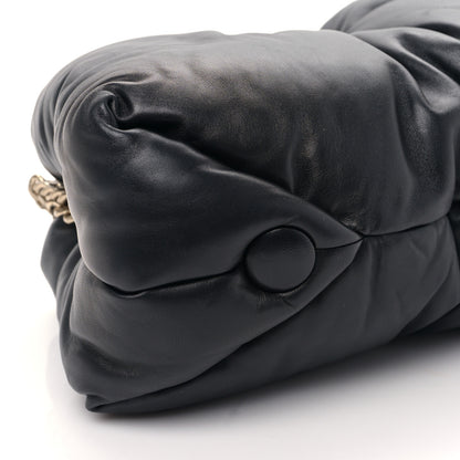Proenza Schouler Lambskin Puffy Tobo Chain Shoulder Bag Black 8 of 9
