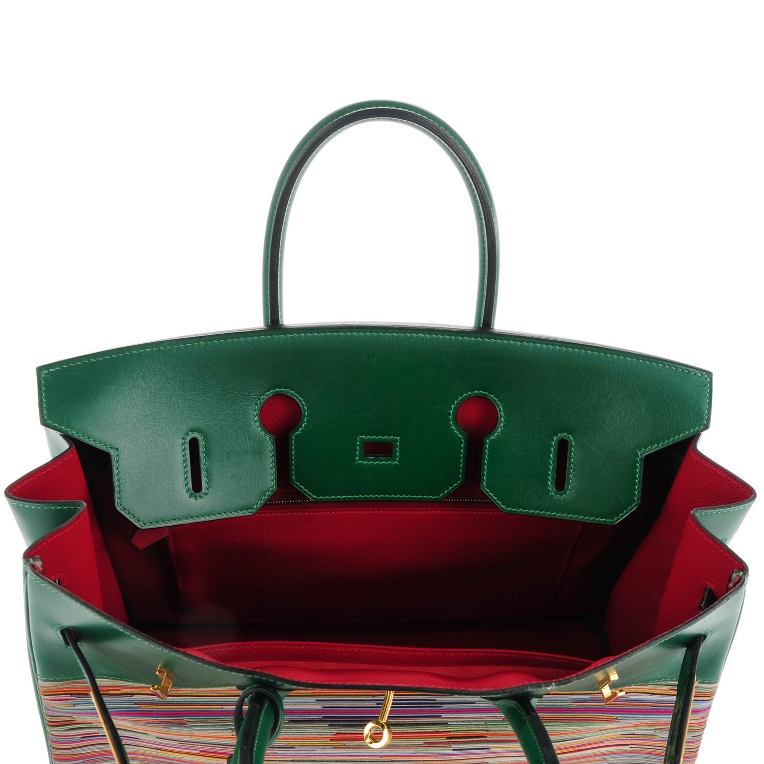 Hermes Box Vibrato Birkin 35 Vert Clair 19 of 24