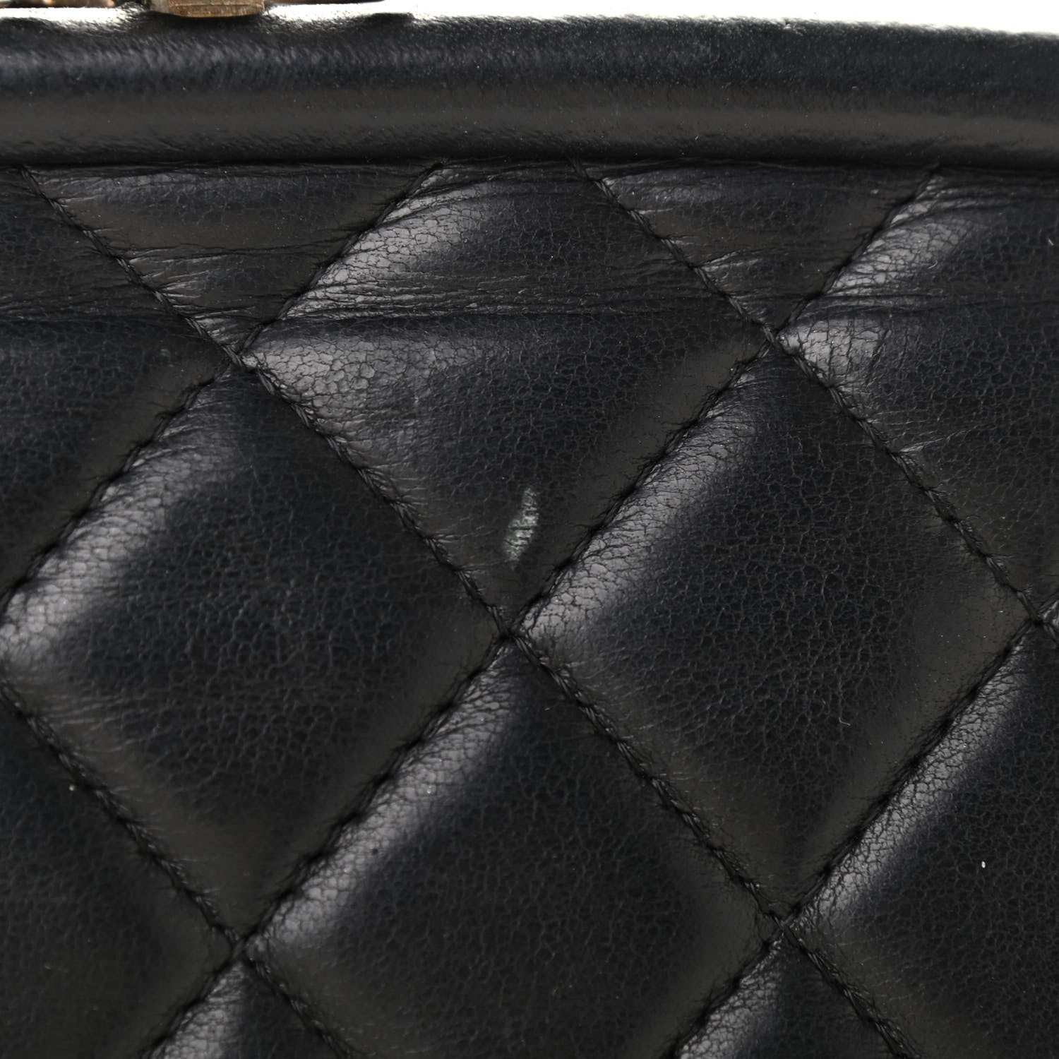 Chanel Lambskin Quilted Timeless Clutch Black 11 of 15