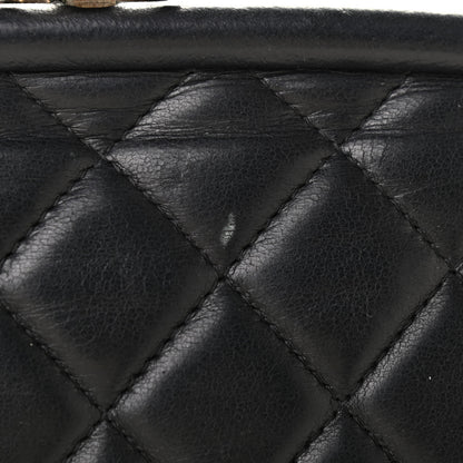 Chanel Lambskin Quilted Timeless Clutch Black 11 of 15