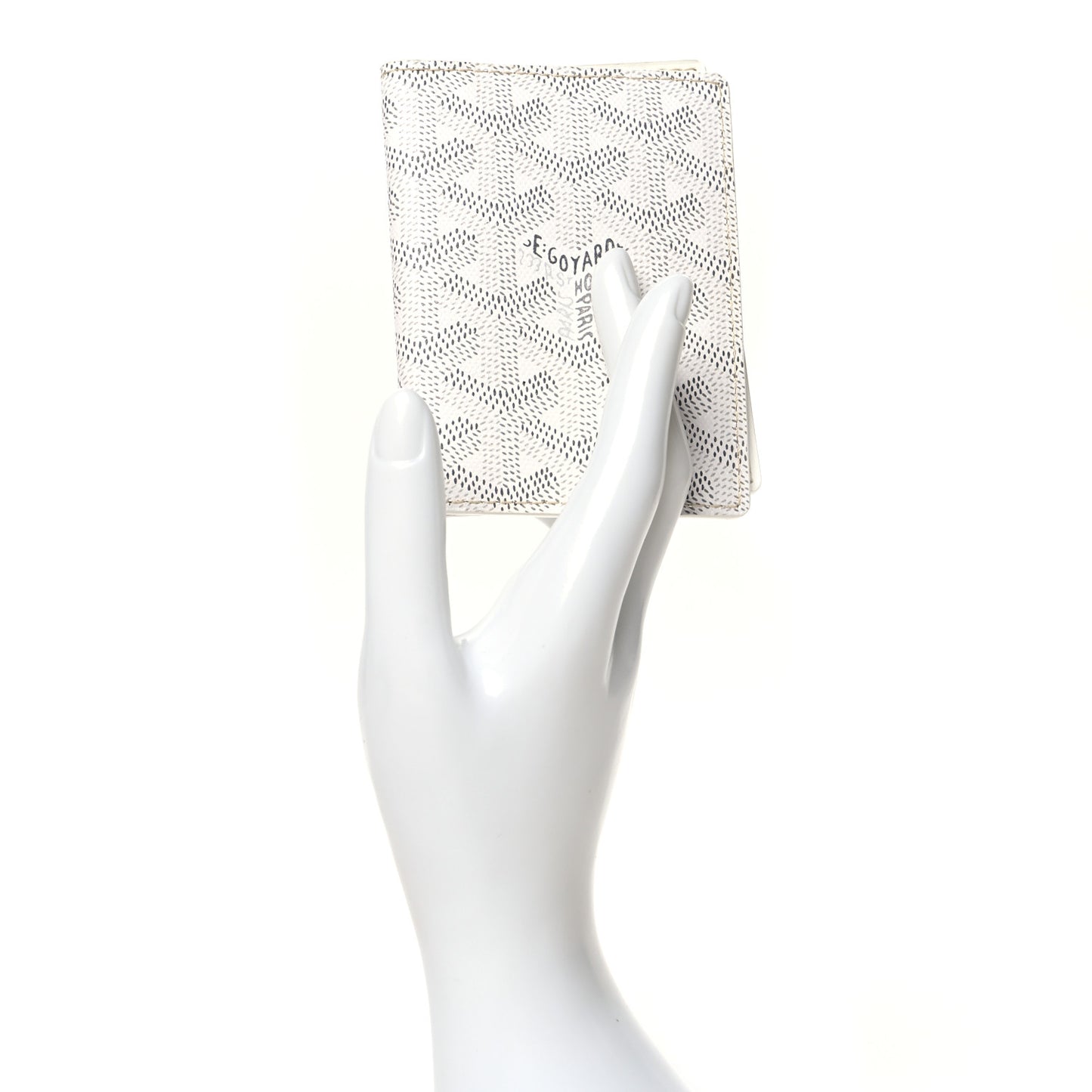Goyardine Saint Marc Card Holder White