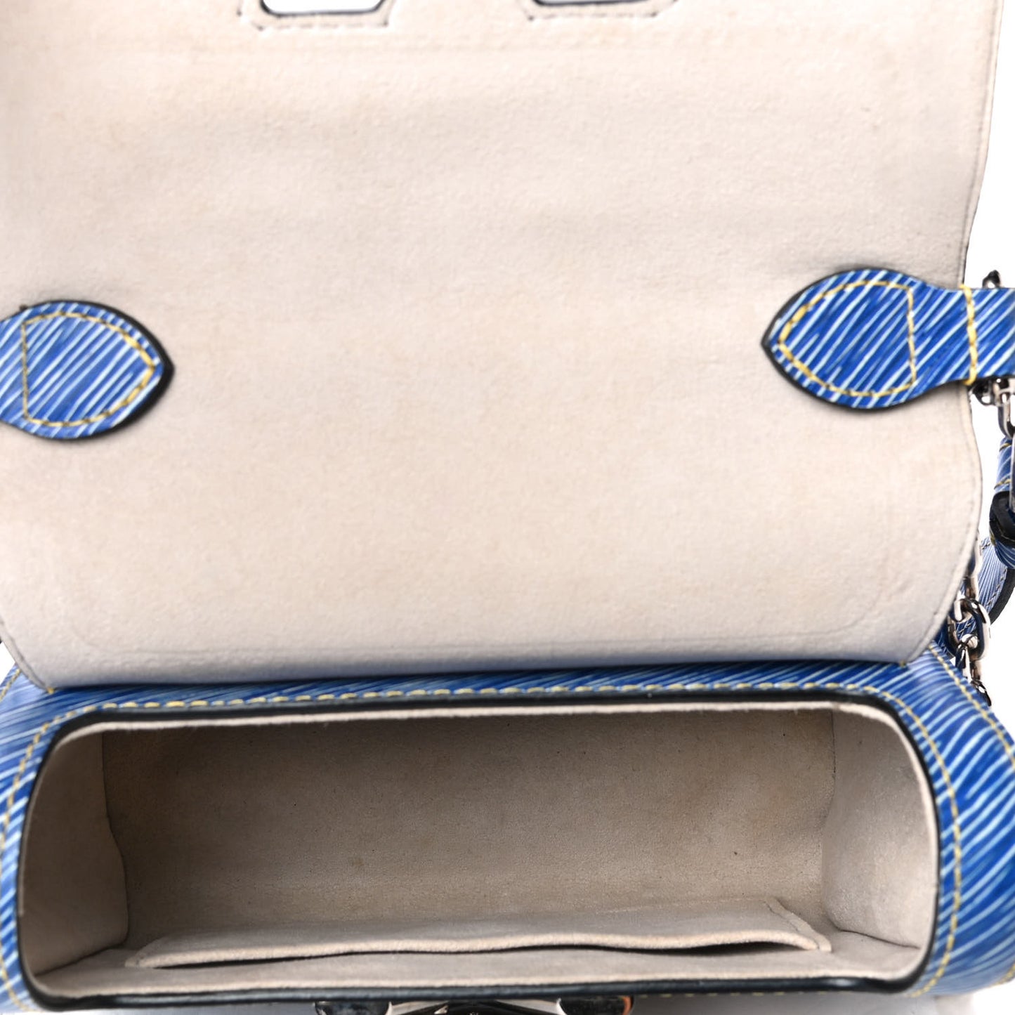 Epi Azteque Twist Shoulder Bag PM Denim Light