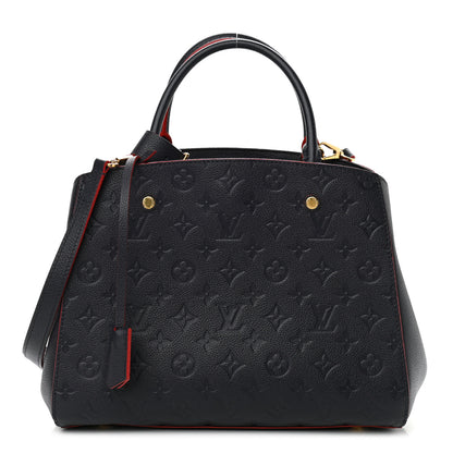 Louis Vuitton Empreinte Montaigne MM Marine Rouge 1 of 11