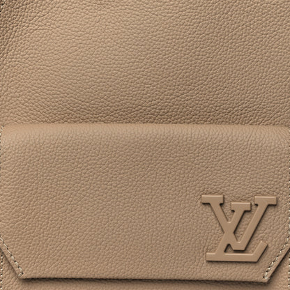 Louis Vuitton Grained Cowhide Aerogram Pilot Slingbag Sable Beige 7 of 9