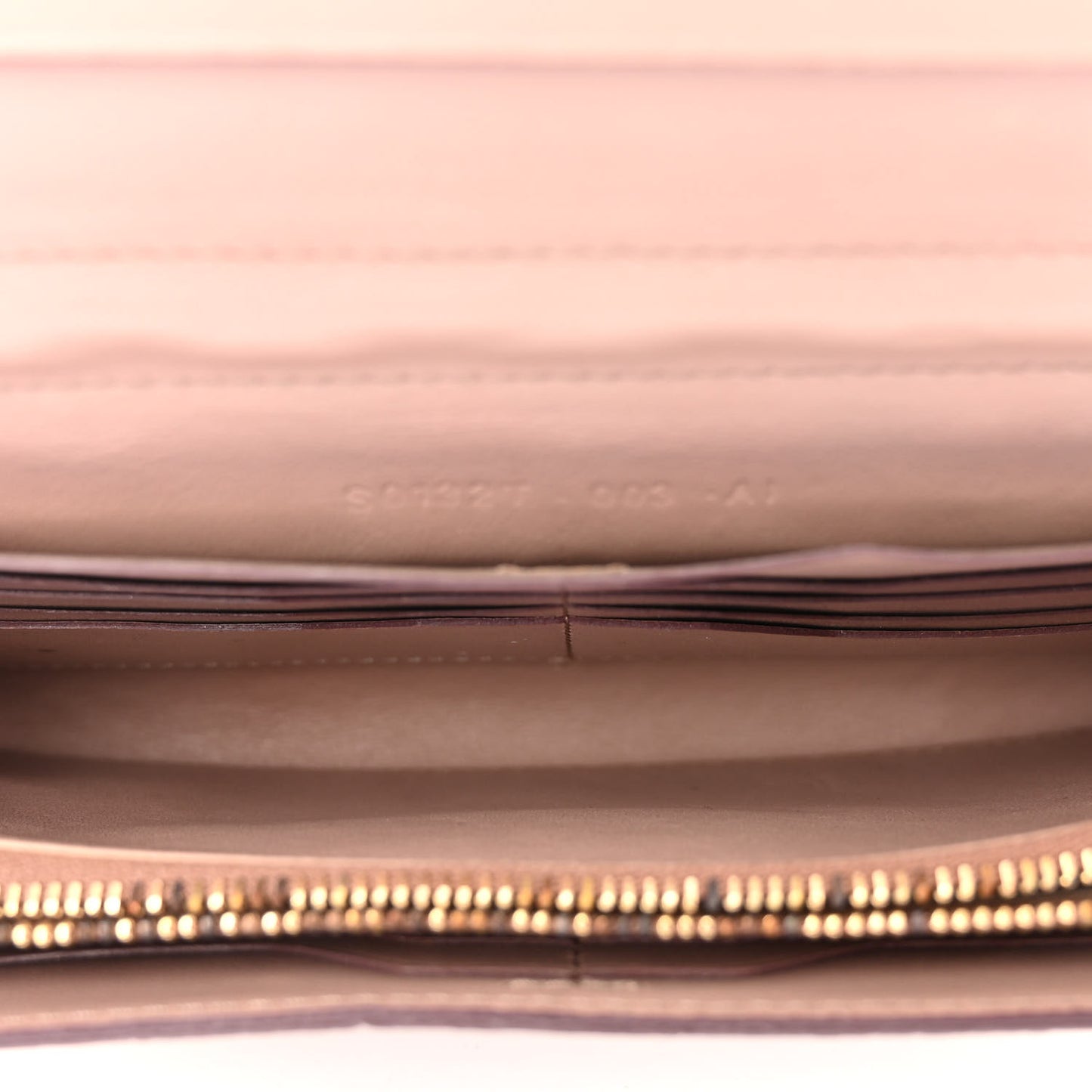 Snakeskin Wallet Beige
