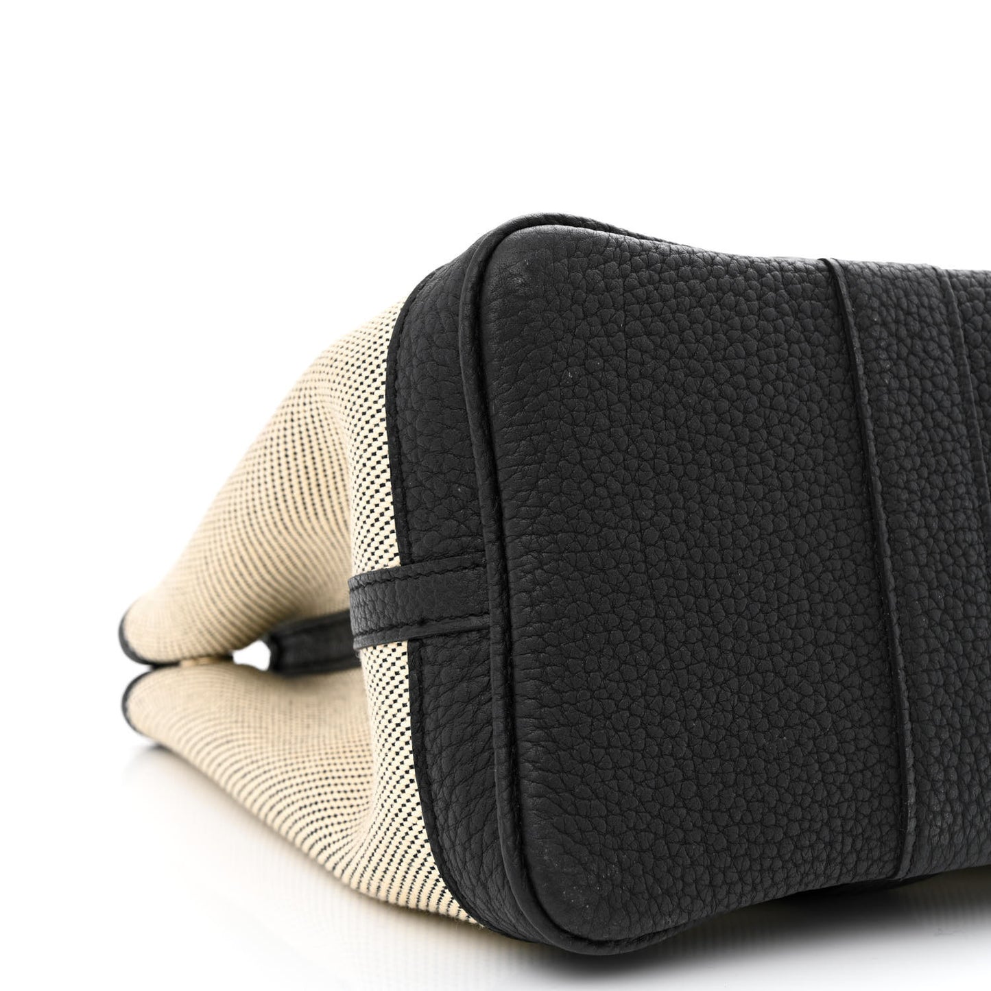 Twill H Negonda Garden Party 30 TPM Tote Ecru Black