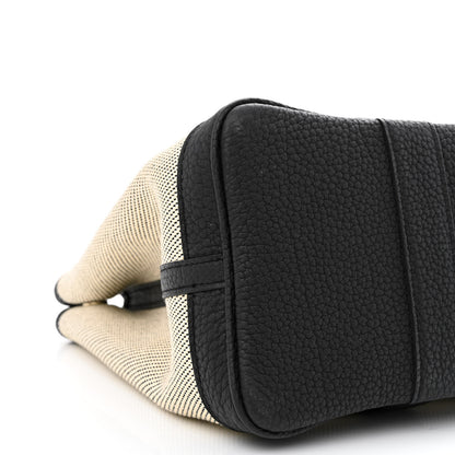 Hermes Twill H Negonda Garden Party 30 TPM Tote Ecru Black 9 of 10