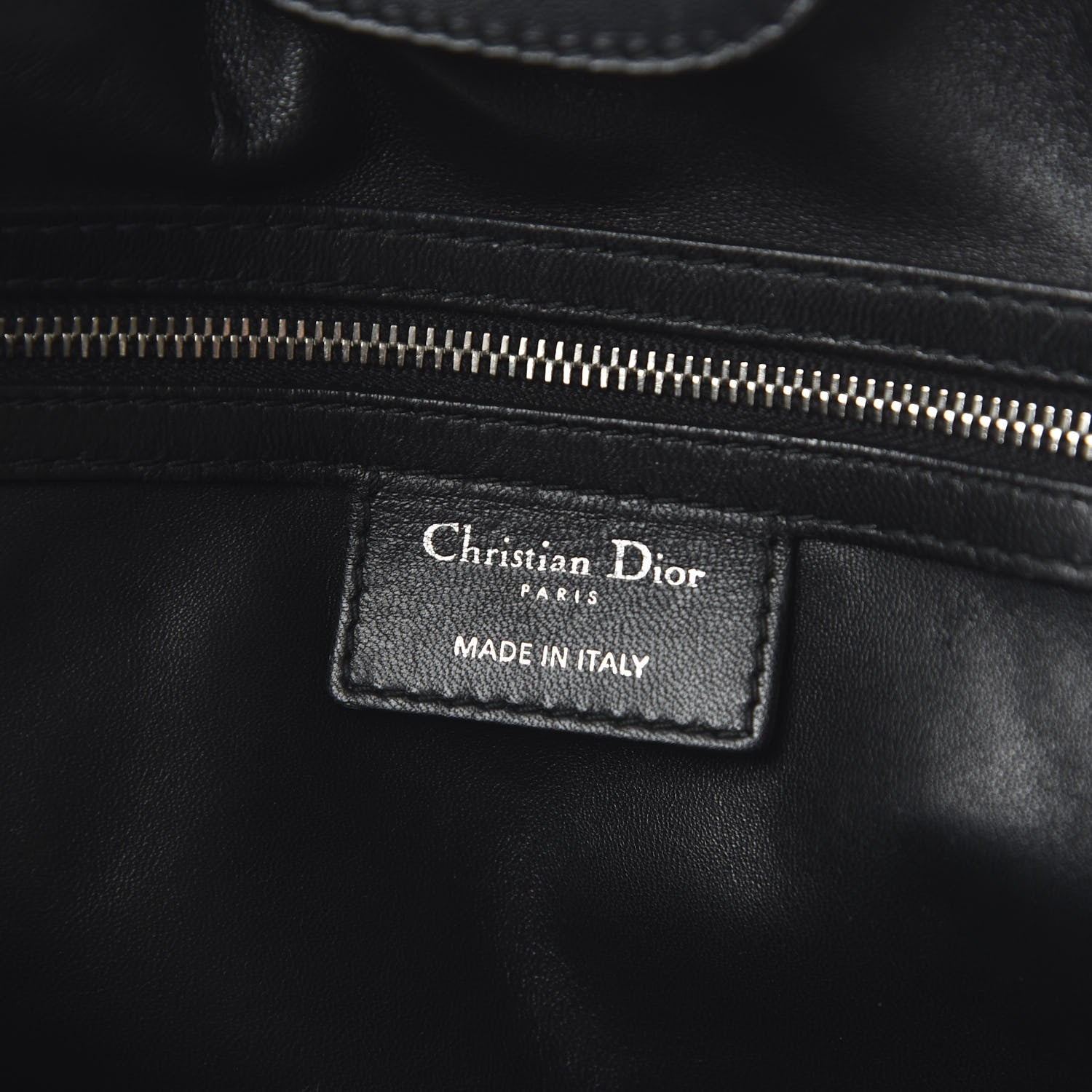 Christian Dior Lambskin Cannage Dior So Dior Tote Black 8 of 10