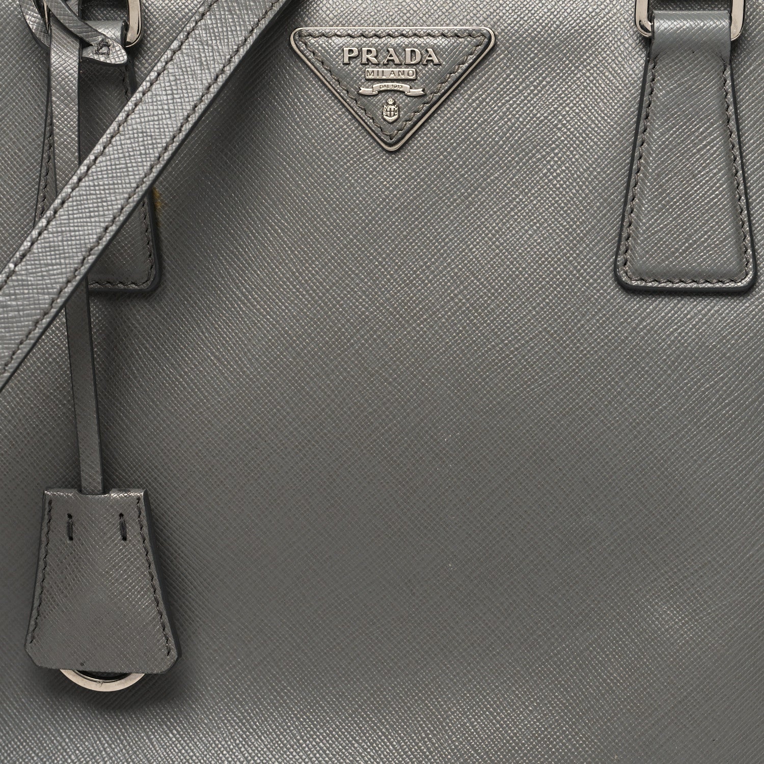 Prada Saffiano Medium Galleria Double Zip Tote Marmo 8 of 16