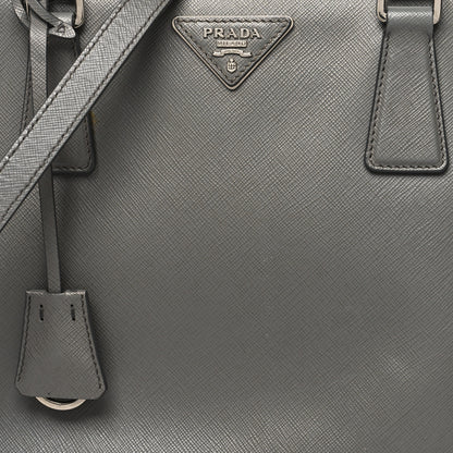 Prada Saffiano Medium Galleria Double Zip Tote Marmo 8 of 16